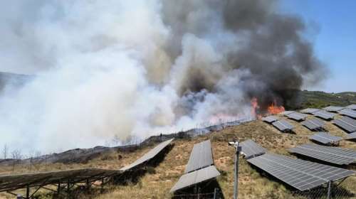 Ζάκυνθος: Υπό έλεγχο η πυρκαγιά στον Αγαλά