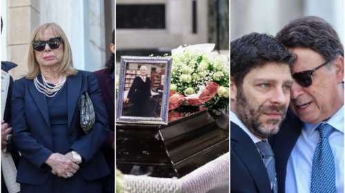 Κατερίνα Χέλμη: Συγκίνηση στο τελευταίο αντίο στη σπουδαία ηθοποιό - Ποιοι έδωσαν το παρών [εικόνες]