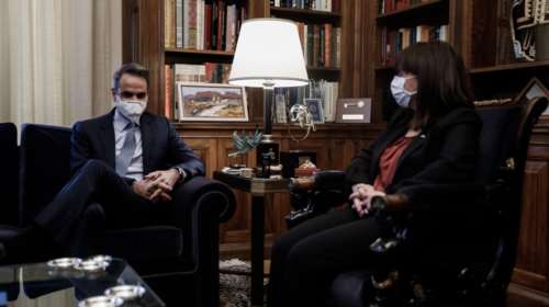 Συνάντηση Μητσοτάκη με Σακελλαροπούλου την Παρασκευή στο Προεδρικό Μέγαρο