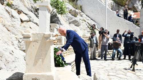 Νίκος Δένδιας από τη Σύμη: Η χώρα μας είναι διαρκώς σε εγρήγορση – Η άμυνα είναι επένδυση για το μέλλον μας