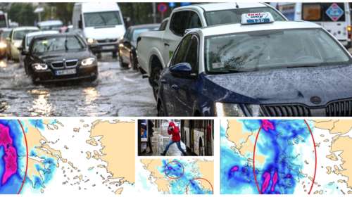 Kακοκαιρία &quot;EVA&quot;: Καταιγίδες, σφοδροί άνεμοι και βουτιά του υδράργυρου - Πότε αγριεύει για τα καλά ο καιρός