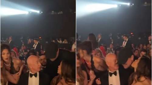 Αμήχανος ο Τζεφ Μπέζος: Η στιγμή που η αρραβωνιαστικιά του φιλάει τον Λεονάρντο Ντι Κάπριο σε γκαλά [βίντεο]