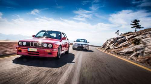 Στην Ανάβαση Πάρνηθας με BMW M3 E30 &amp; M3 E46 CSL