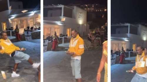 Xαμός με ράπερ στη Μύκονο που πέταξε 20.000 ευρώ - Πανζουρλισμός από τον κόσμο που έτρεχε να τα μαζέψει