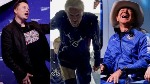 Οι &quot;βαρόνοι&quot; του Διαστήματος: Μπέζος, Μασκ και Μπράνσον - Τα εξωγήινα σχέδιά τους - Ποιος κερδίζει