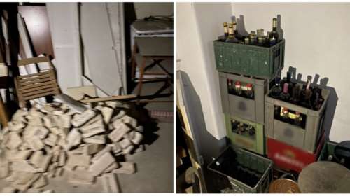 Έφοδος σε εγκαταλελειμμένο κτίριο στα Εξάρχεια, παραμονή του Πολυτεχνείου: 100 μπουκάλια, πέτρες και ξύλα...