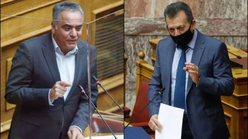 Βουλή: Κόντρα Σκουρλέτη - Βρούτση  για την εισαγγελική έρευνα που διατάχθηκε για Τσίπρα, Βαρουφάκη και Κουτσούμπα