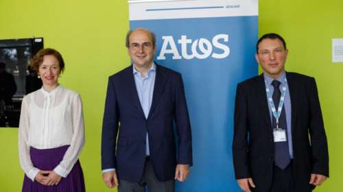 Tη βραβευμένη εταιρεία τεχνολογίας Atos Greece επισκέφθηκε ο Κωστής Χατζηδάκης