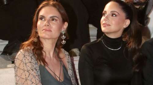 Μιράντα Πατέρα: Με χρυσή δημιουργία με κρόσσια στη βάπτιση του εγγονού της - Τα custom made σκουλαρίκια της