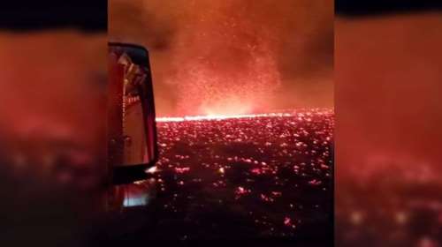 Ο κυκλώνας φωτιάς της Καλιφόρνιας έγινε παγκόσμιο viral