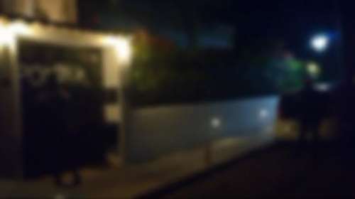 Παρέμβαση του &quot;φεμινιστικού τομέα Ρουβίκωνα&quot; στο σπίτι του Γιώργου Μπαμπινιώτη [Βίντεο]