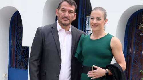 Αφροδίτη Σκαφίδα: Σε ελληνική παρέλαση στη Νέα Υόρκη με την κόρη και τον Πύρρο Δήμα