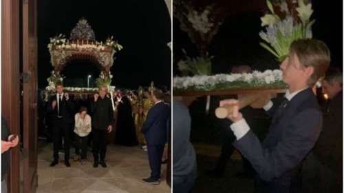 Οι γιοι του Παύλου Γλύξμπουργκ σήκωσαν στους ώμους τους τον επιτάφιο στο Χάμπτονς [εικόνες]