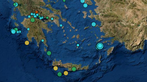 Σεισμός 4,1 Ρίχτερ ανοιχτά της Νισύρου το απόγευμα