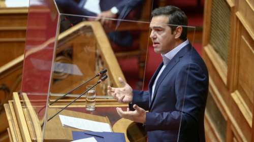 Ερώτηση Τσίπρα σε Μητσοτάκη για τη λίστα και τα ποσά χρηματοδότησης των ΜΜΕ για το Μένουμε Σπίτι