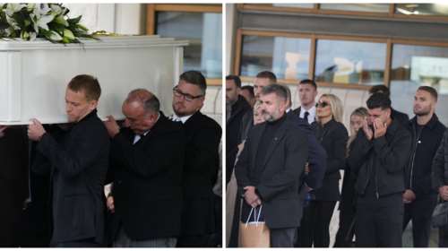 Θρήνος στην κηδεία του Μπάλντοκ: &quot;Αναπαύσου εν ειρήνη - Για πάντα στις καρδιές μας&quot; - Τα δάκρυα των παικτών του Παναθηναϊκού