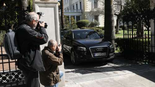 Η Σακελλαροπούλου στο Προεδρικό Μέγαρο- Επισκέφθηκε τον Προκόπη Παυλόπουλο [φωτό]