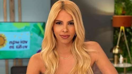 Με κόκκινο της φωτιάς: Η εντυπωσιακή εμφάνιση της Τζένης Μελιτά στην πρεμιέρα της