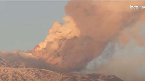 Η τέφρα από το ηφαίστειο της Αίτνας ταξιδεύει στη Μεσόγειο  [Βίντεο]