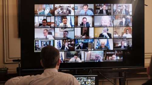 Μέσω τηλεδιάσκεψης την Τρίτη το υπουργικό με πλούσια ατζέντα