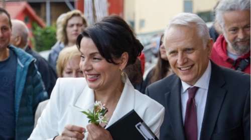 Μαρίνα Κοντοτόλη - Γιάννης Ραγκούσης: Πρώτη κοινή εμφάνιση σε εκδήλωση του ΣΥΡΙΖΑ στα Τρίκαλα