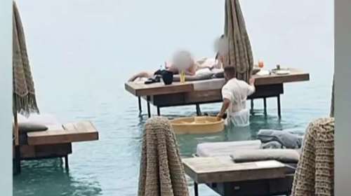 Φωτιά στη Ρόδο: Οχι δεν κάηκε το beach bar με τον σερβιτόρο "κολυμβητή" [εικόνες]