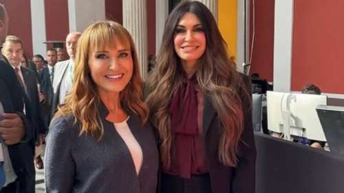 Μάρα Ζαχαρέα: Η συνάντηση με την Γκίλφοϊλ στο Ζάππειο - &quot;Οι δυναμικές γυναίκες κάνουν πάντα τη διαφορά&quot;