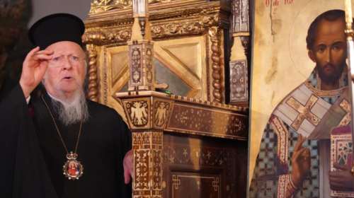 Ο Οικουμενικός Πατριάρχης Βαρθολομαίος χοροστάτησε στην γιορτή του Αγίου Ιωάννου του Χρυσοστόμου