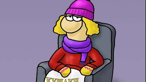 Αρκάς: Η Κυριακή δεν την παλεύει με το κρύο μέσα στο σπίτι