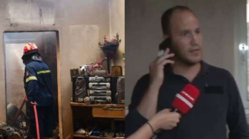 Φωτιά στη Φυλή: Την έσωσε ο εγγονός της τελευταία στιγμή - &quot;Δεν κάηκε το κομπόδεμα της γιαγιάς... Αφαιρέθηκε&quot; [Βίντεο]