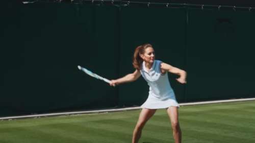 Η πριγκίπισσα... πήρε τη ρακέτα της: Η Κέιτ Μίντλετον παίζει τένις με τον Ρότζερ Φέντερερ [βίντεο]