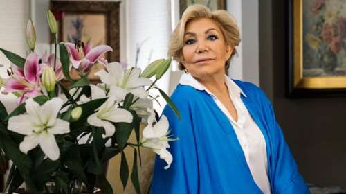 Το σπάνιο στιγμιότυπο της Μαρινέλλας με τον πατέρα της