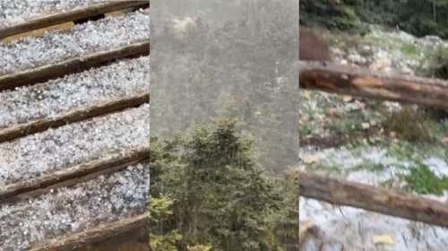 Κακοκαιρία εξπρές: Χιονοκαταιγίδα στην Πάρνηθα - Κεραυνοί πάνω στην κεραία του ΟΤΕ [Βίντεο]