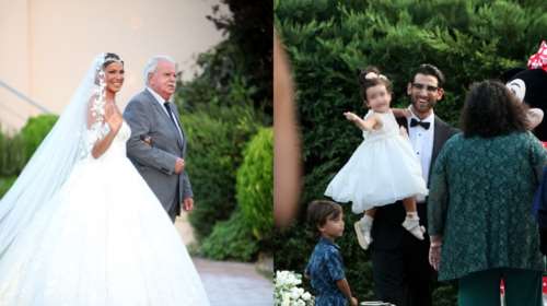 Η Ελένη Χατζίδου πιο λαμπερή από ποτέ στον γάμο της με τον Ετεοκλή Παύλου! Δείτε φωτογραφίες