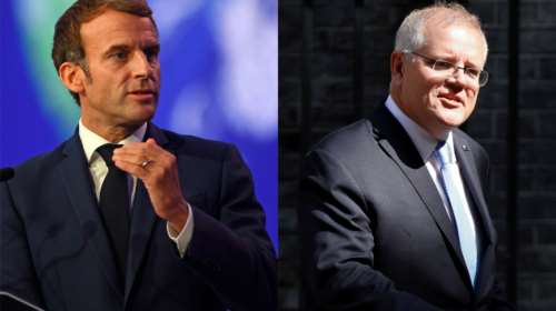 AUKUS: Το SMS του Μακρόν στον πρωθυπουργό της Αυστραλίας όταν αγωνιούσε για τη συμφωνία με τα υποβρύχια