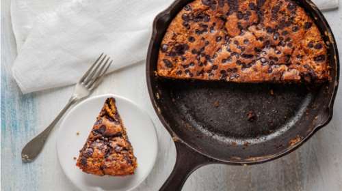 Σοκολατένιο μπισκότο στο τηγάνι- Έτοιμο σε 15 λεπτά!