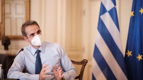 Τηλεδιάσκεψη Μητσοτάκη με Ευρωπαίους ηγέτες για την προετοιμασία της Συνόδου Κορυφής