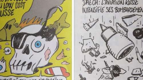 Σκίτσο του Charlie Hebdo για τη συντριβή το Airbus εξοργίζει τη Ρωσία