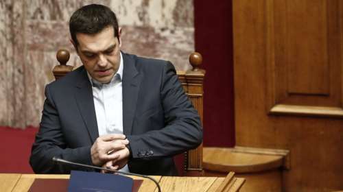 Απών ο Τσίπρας από την Ώρα του Πρωθυπουργού στη Βουλή
