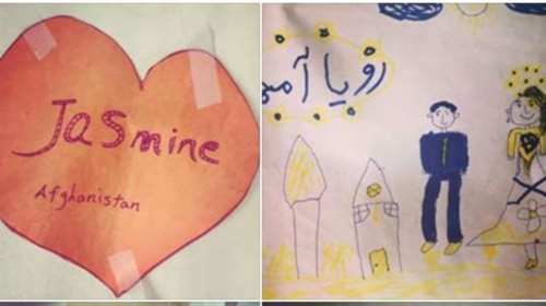 Προσφυγόπουλα ζωγραφίζουν μια πολύχρωμη ζωή στους καταυλισμούς της Λέσβου