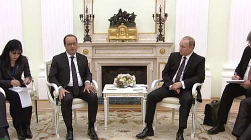 Πούτιν σε Ολάντ: Eίμαι έτοιμος να χτυπήσουμε τον ISIS