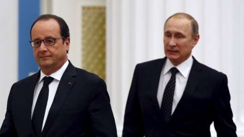 Πούτιν προς Ολάντ: Δώσε μου χάρτη με τις θέσεις του ISIS