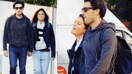 Οι παπαράτσι «συνέλαβαν» τη Συνατσάκη με τον φίλο της - Τι την ενόχλησε