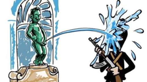 Σύμβολο κατά της τρομοκρατίας το θρυλικό Μάνεκεν Πις των Βρυξελλών