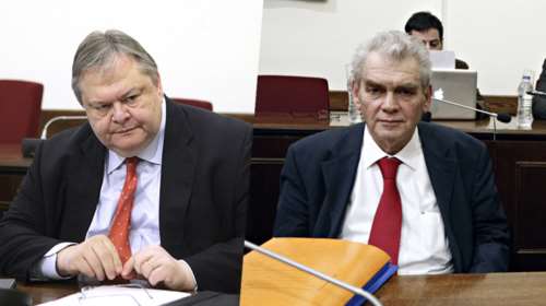 Στιχομυθία Βενιζέλου - Παπαγγελόπουλου  με πολλά υπονοούμενα