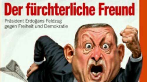 Το απίστευτο εξώφυλλο του Der Spiegel για τον Ερντογάν