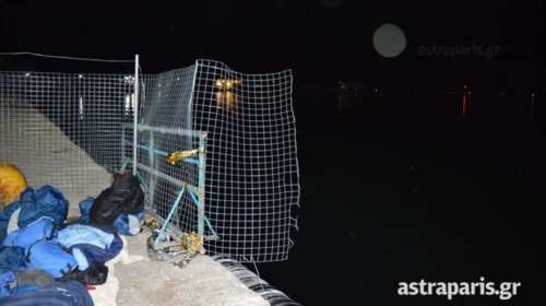 Χωρισμένο στα δύο το λιμάνι της Χίου- Δείτε εικόνες