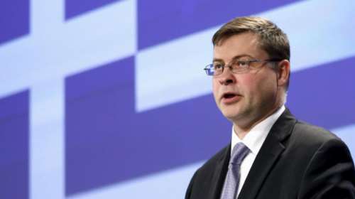 Ντομπρόβσκις: Βγαίνατε από το μνημόνιο το 2014, o Τσίπρας πήρε άλλο δρόμο