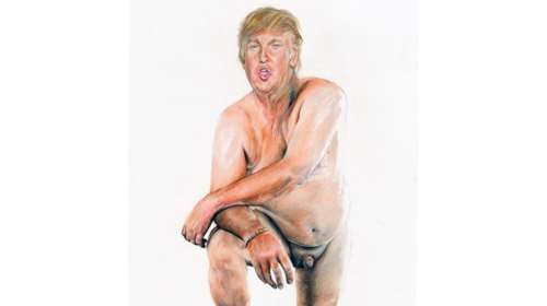 Σάλος με γυμνό πίνακα του Τραμπ, τα δείχνει όλα: απαγορεύτηκε στις ΗΠΑ