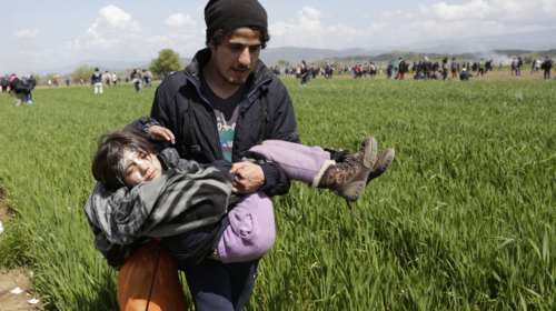 Ειδομένη: Τρία παιδιά με τραύματα στο κεφάλι από πλαστικές σφαίρες